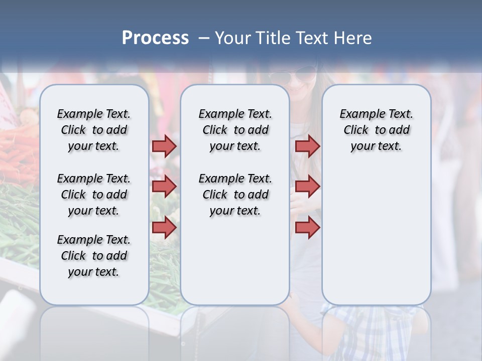 Female Food Young PowerPoint Template
