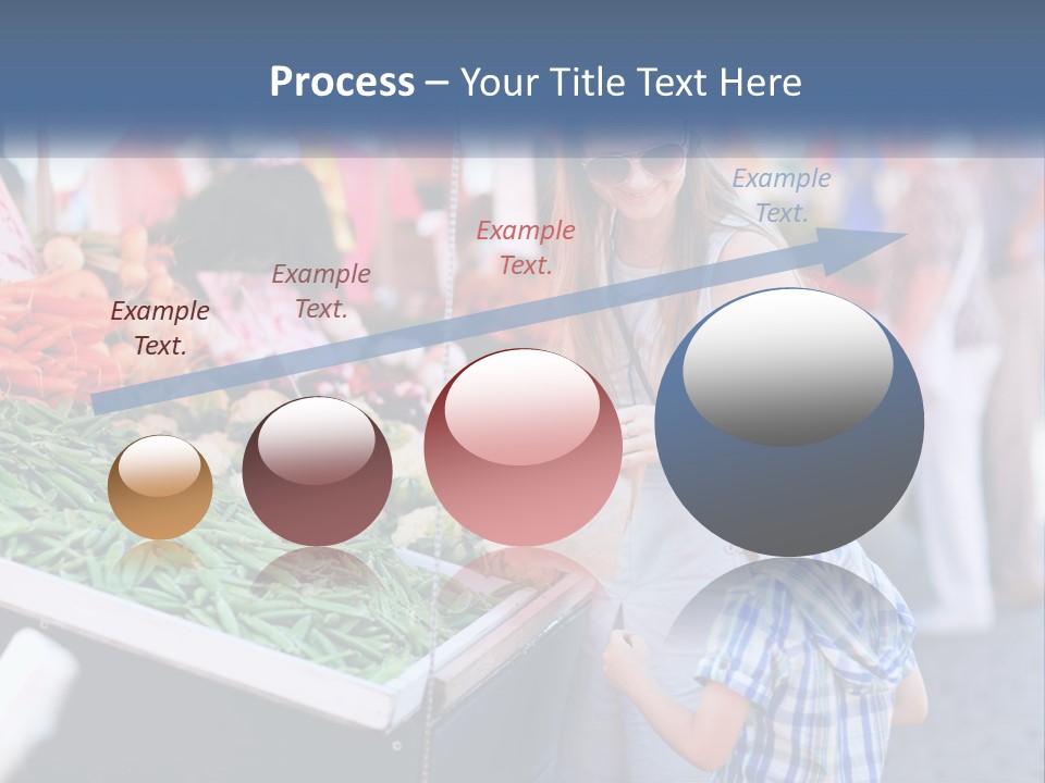 Female Food Young PowerPoint Template