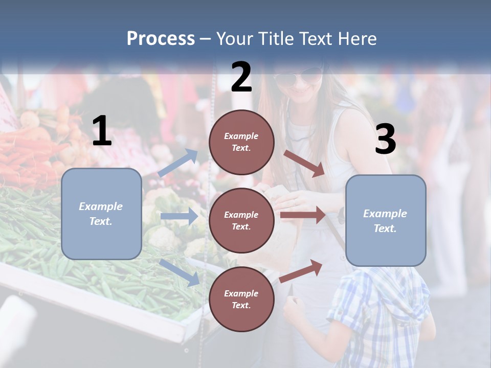 Female Food Young PowerPoint Template
