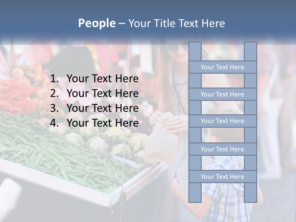 Female Food Young PowerPoint Template