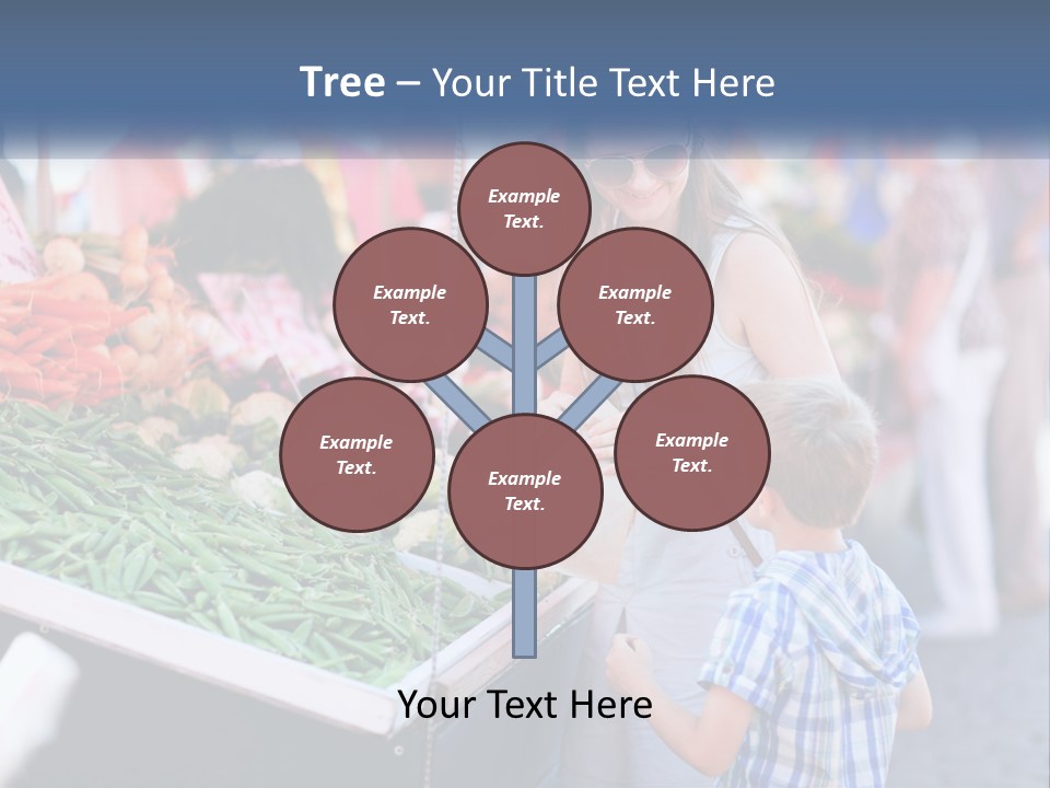 Female Food Young PowerPoint Template