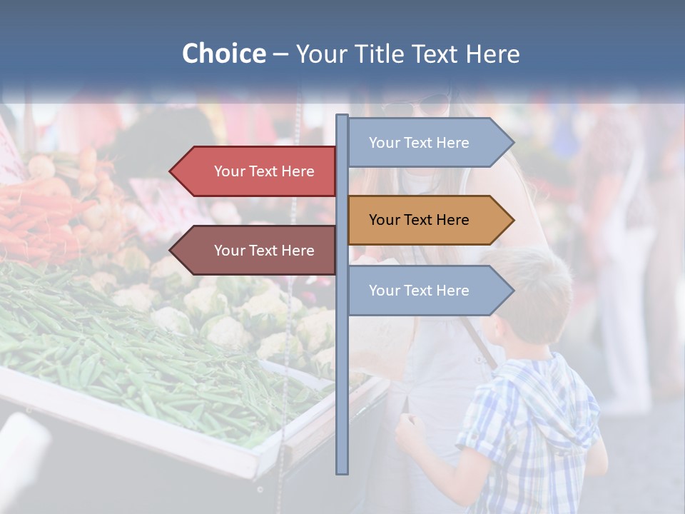 Female Food Young PowerPoint Template