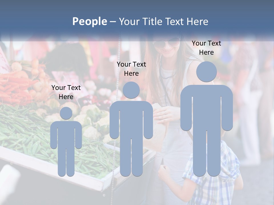 Female Food Young PowerPoint Template