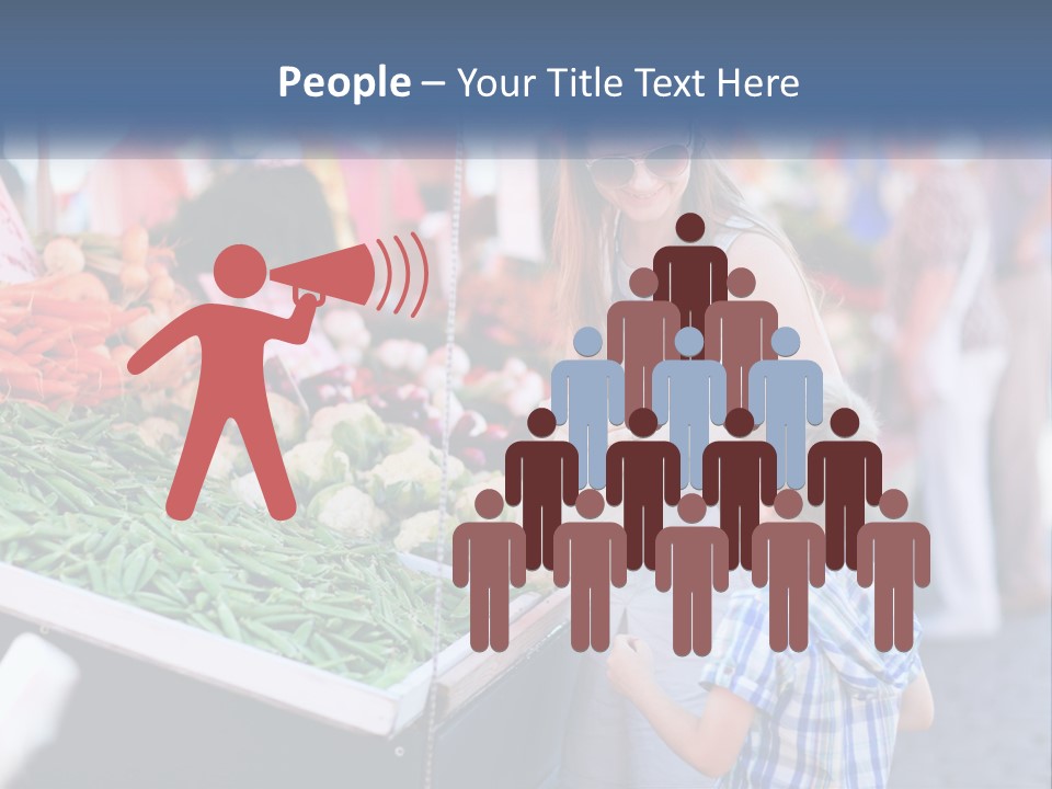 Female Food Young PowerPoint Template