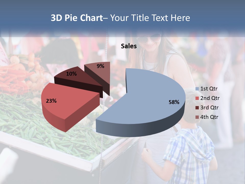 Female Food Young PowerPoint Template
