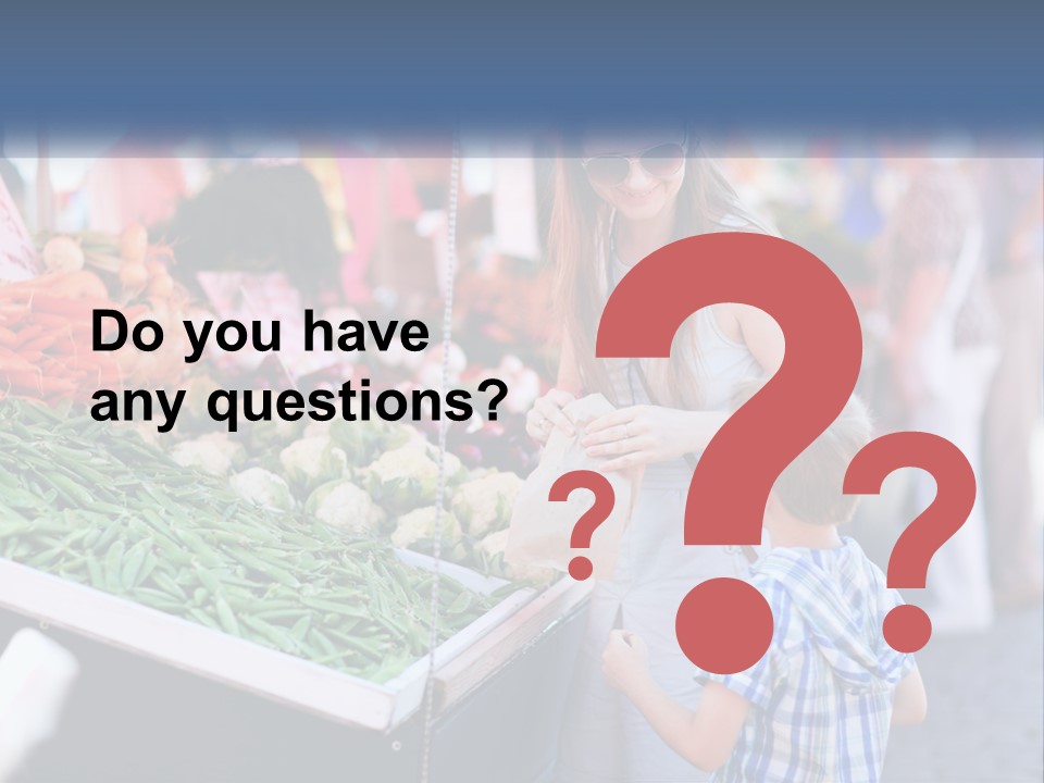 Female Food Young PowerPoint Template