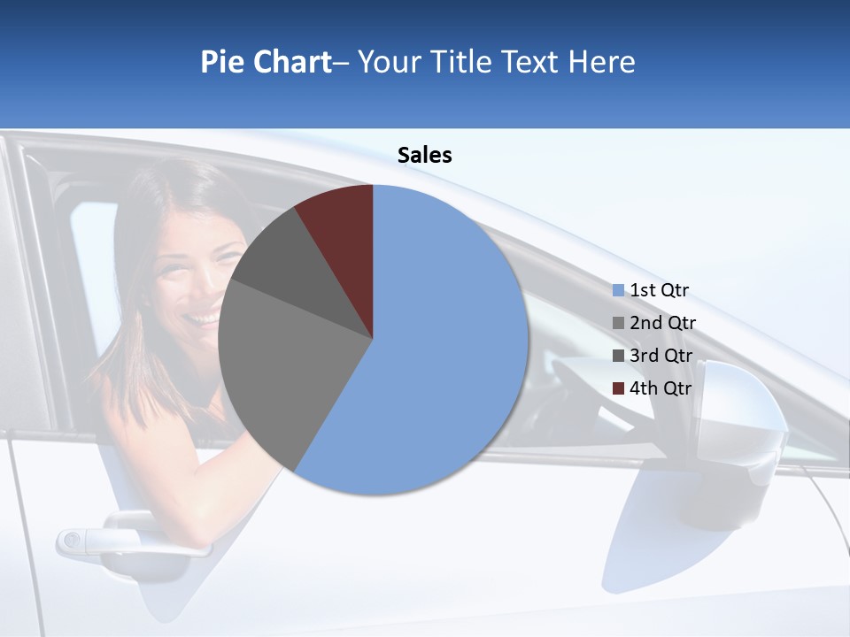 Girl Teen Car Keys PowerPoint Template