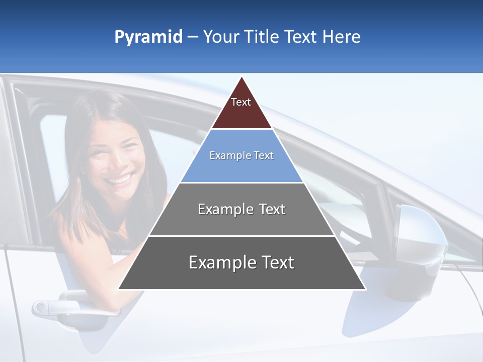 Girl Teen Car Keys PowerPoint Template