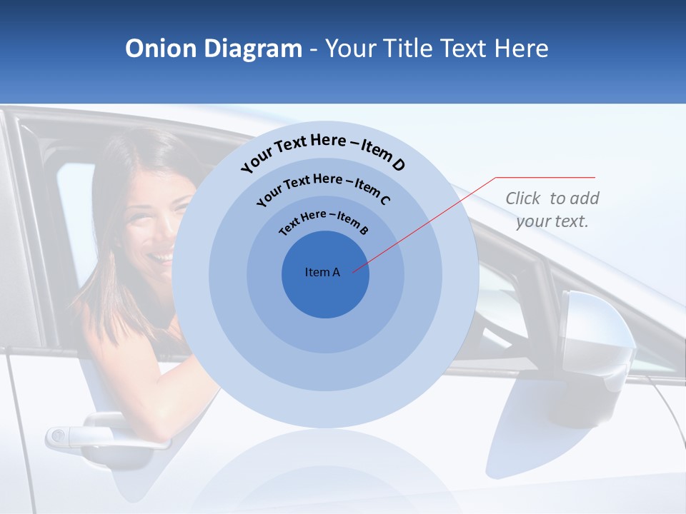 Girl Teen Car Keys PowerPoint Template