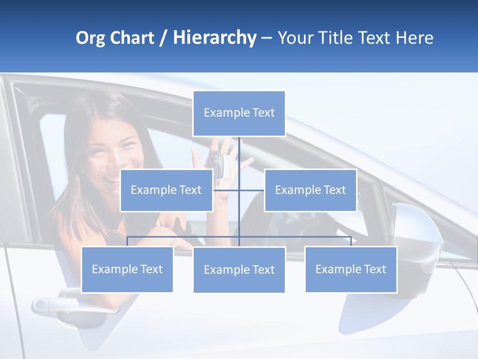 Girl Teen Car Keys PowerPoint Template