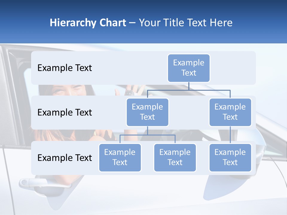 Girl Teen Car Keys PowerPoint Template