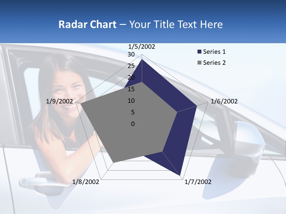 Girl Teen Car Keys PowerPoint Template