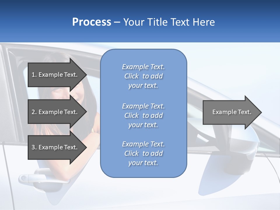 Girl Teen Car Keys PowerPoint Template