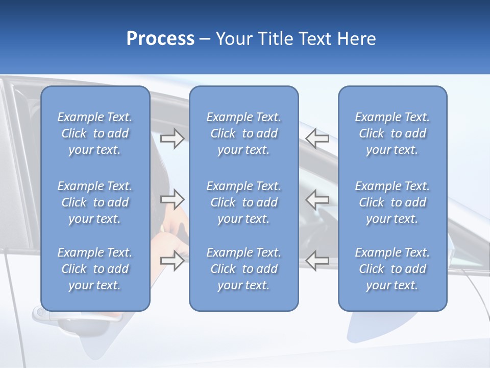 Girl Teen Car Keys PowerPoint Template