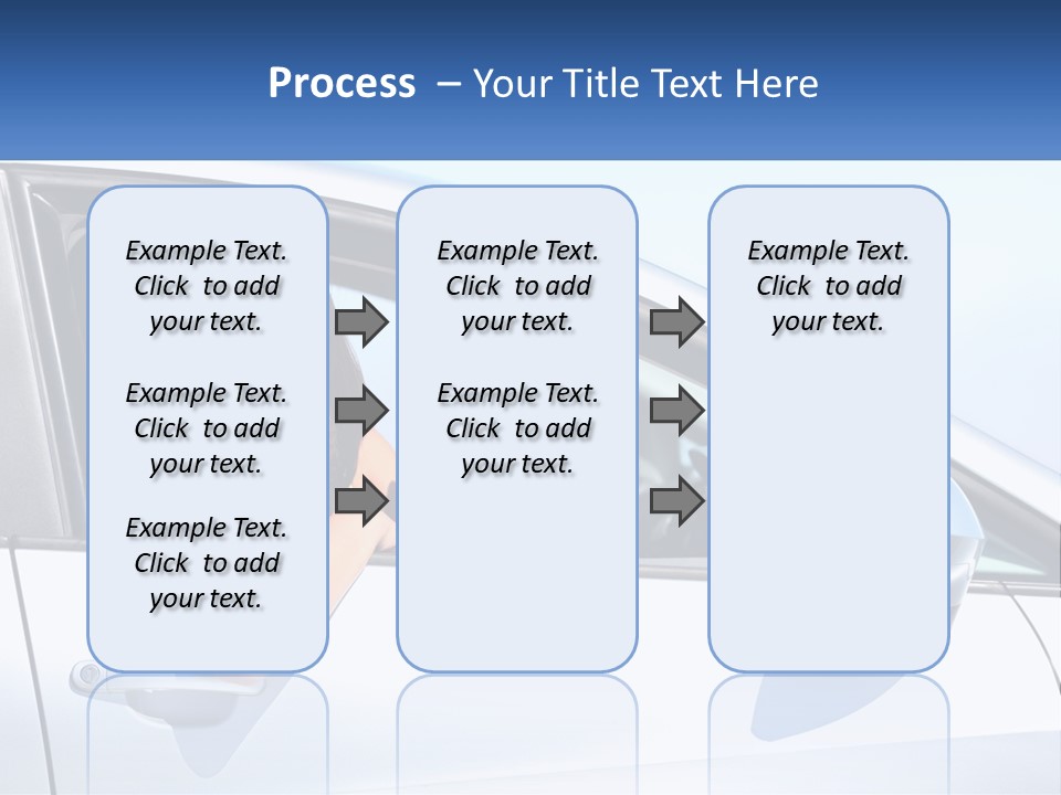 Girl Teen Car Keys PowerPoint Template