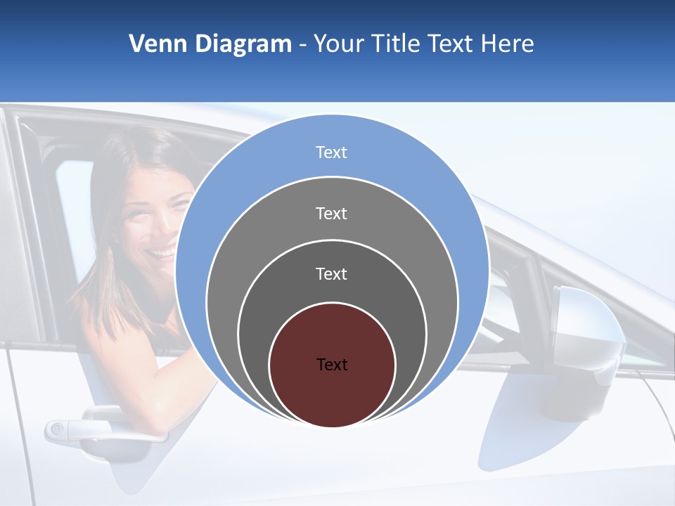 Girl Teen Car Keys PowerPoint Template