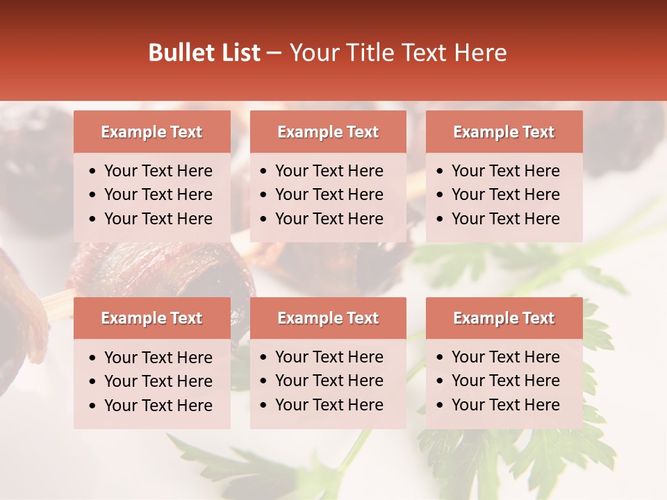 Skewers Italian Grilled PowerPoint Template