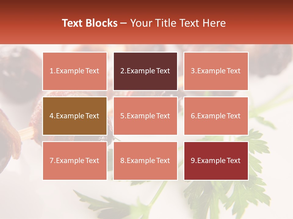 Skewers Italian Grilled PowerPoint Template