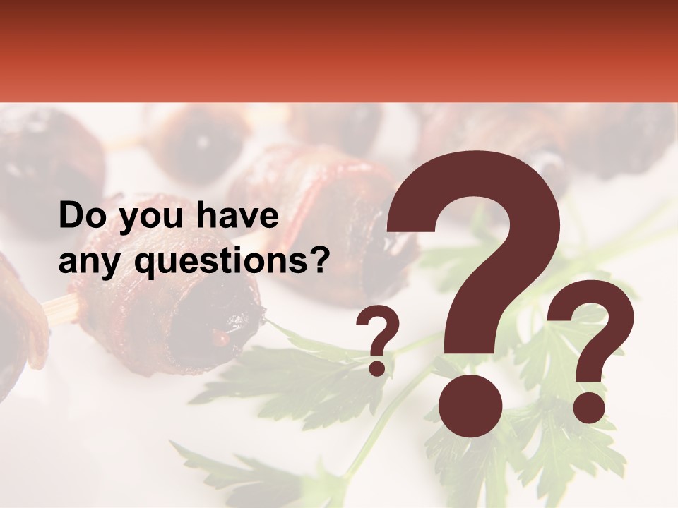 Skewers Italian Grilled PowerPoint Template