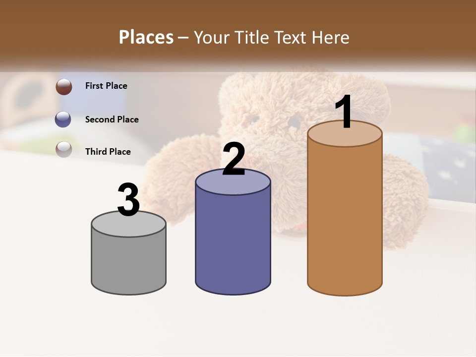 Room Toy Bed PowerPoint Template