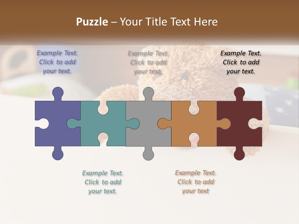 Room Toy Bed PowerPoint Template