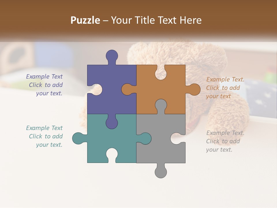 Room Toy Bed PowerPoint Template