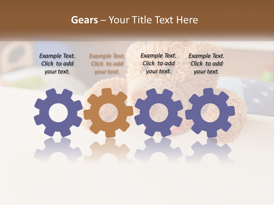 Room Toy Bed PowerPoint Template