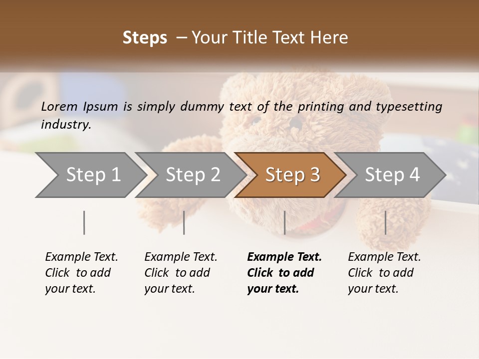Room Toy Bed PowerPoint Template