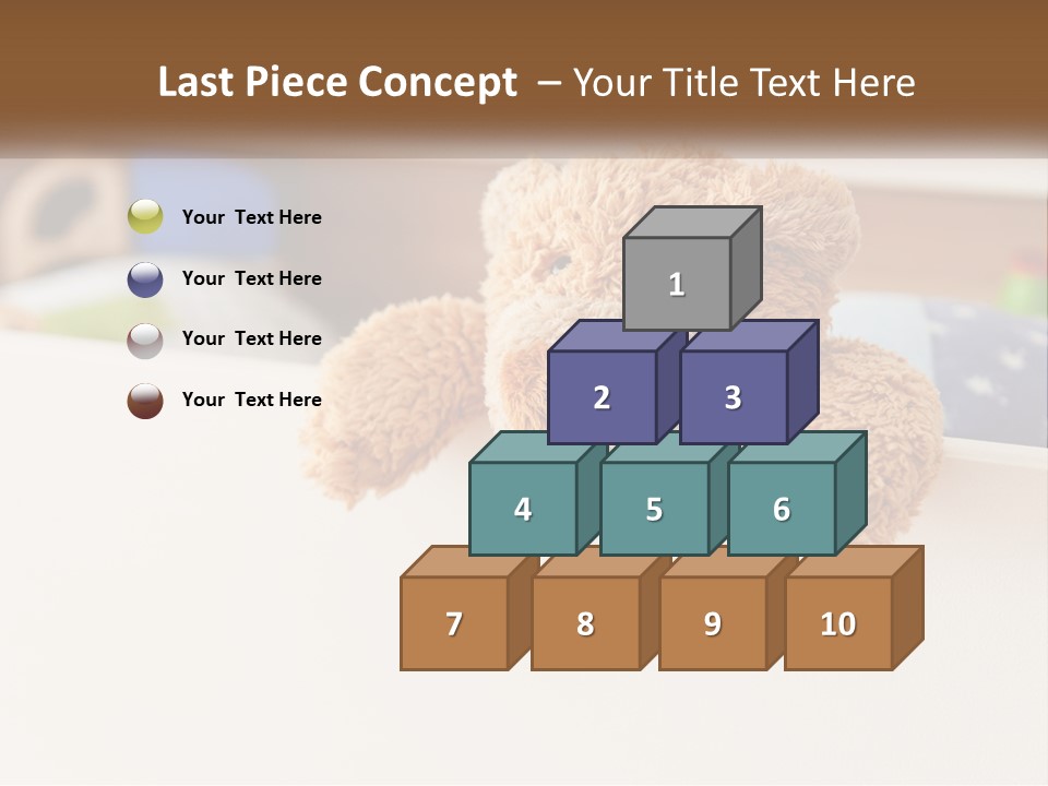 Room Toy Bed PowerPoint Template