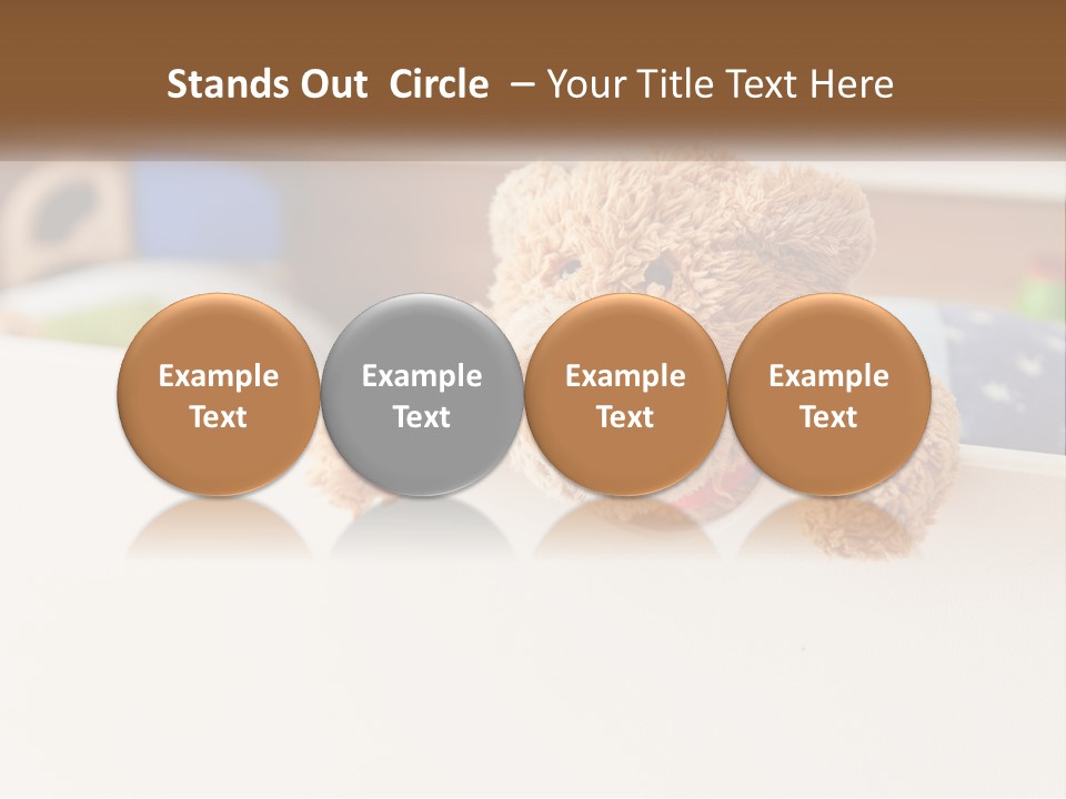 Room Toy Bed PowerPoint Template