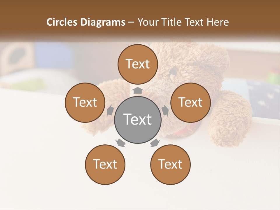 Room Toy Bed PowerPoint Template