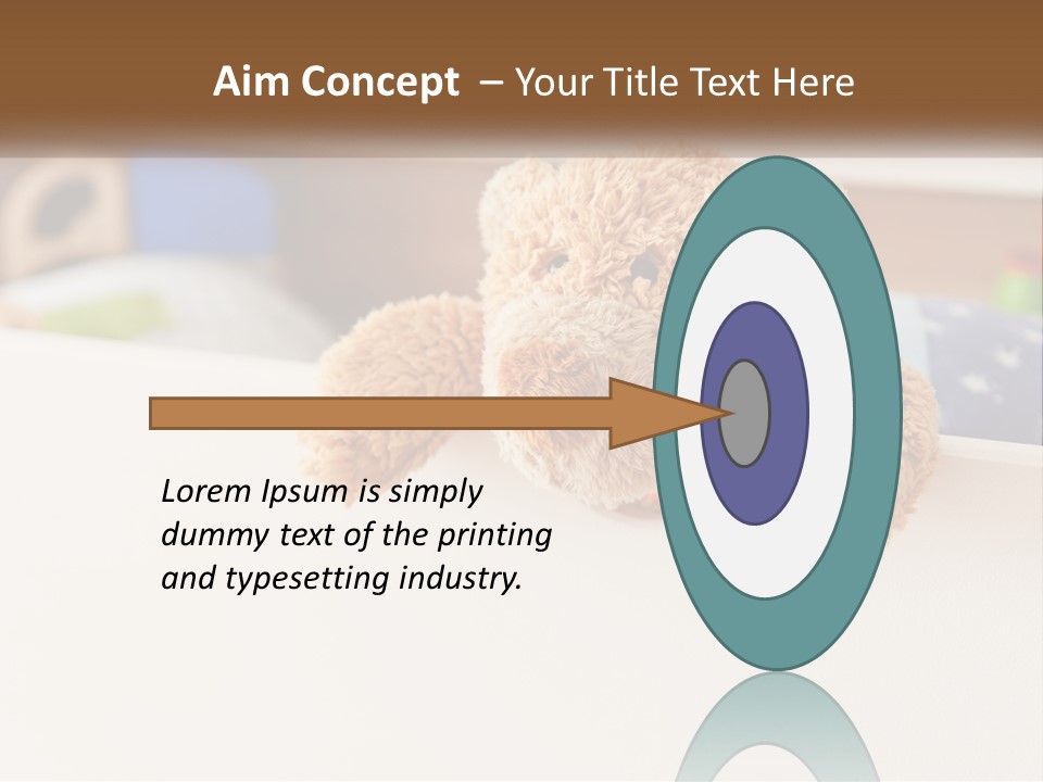 Room Toy Bed PowerPoint Template