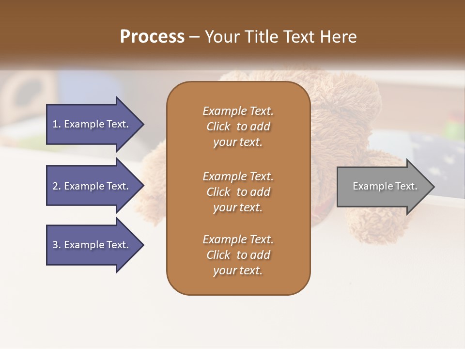 Room Toy Bed PowerPoint Template