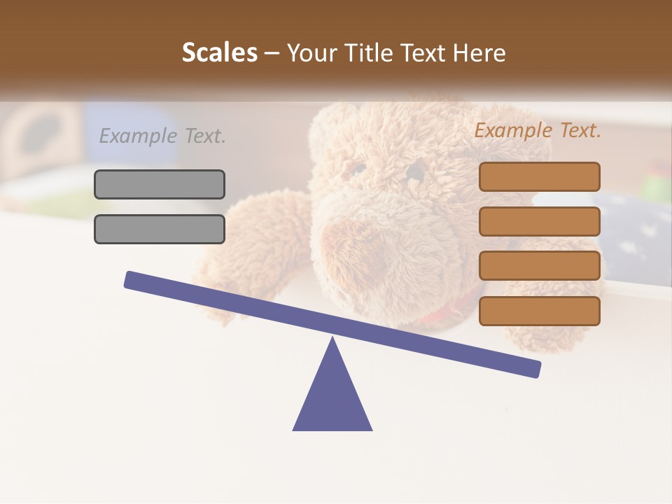 Room Toy Bed PowerPoint Template