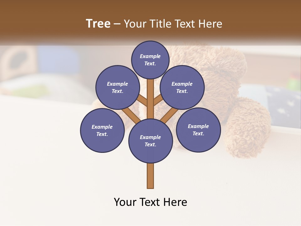 Room Toy Bed PowerPoint Template