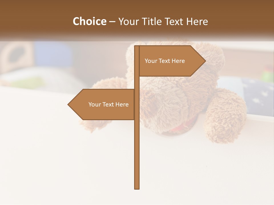 Room Toy Bed PowerPoint Template