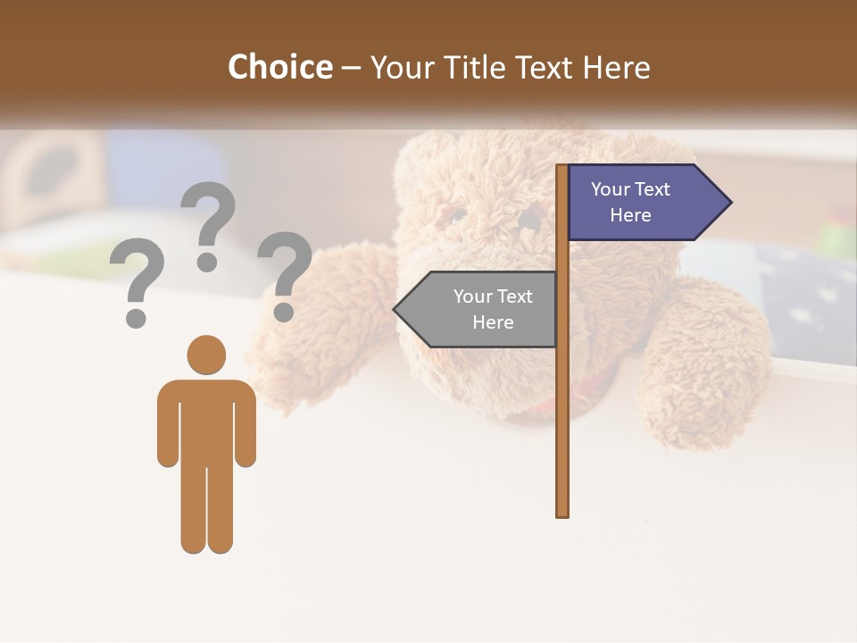 Room Toy Bed PowerPoint Template