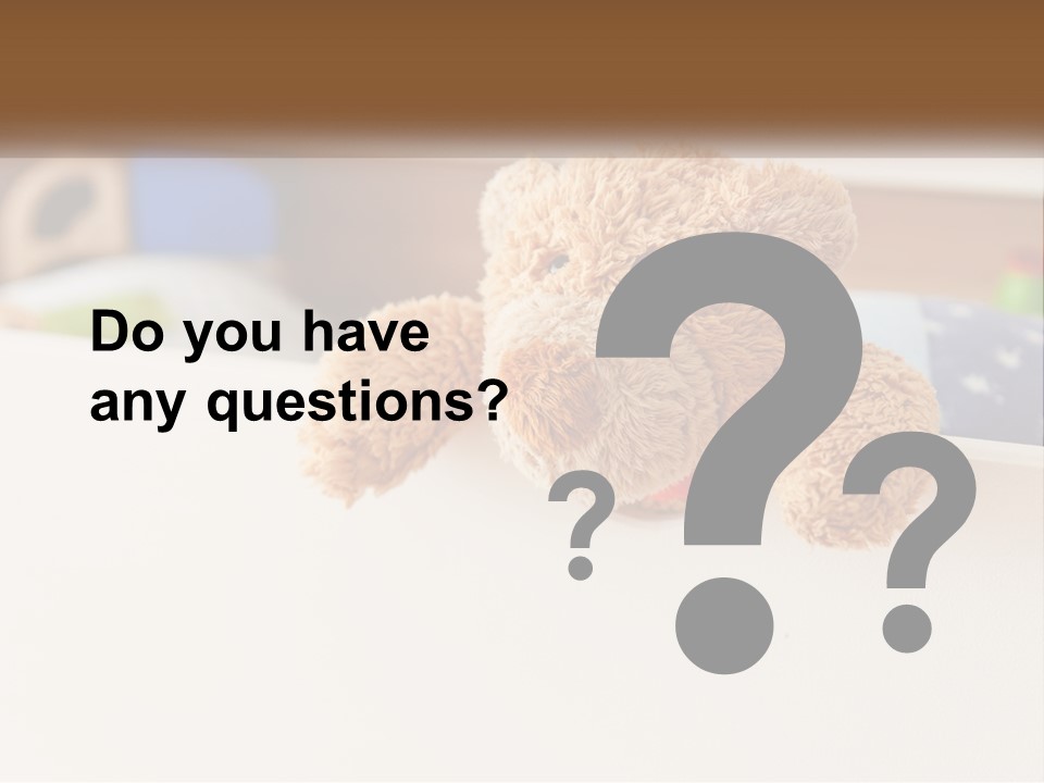 Room Toy Bed PowerPoint Template