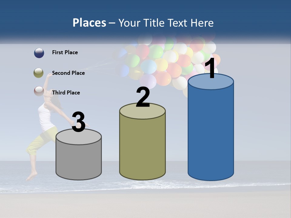 Beach Enjoy Lifestyle PowerPoint Template