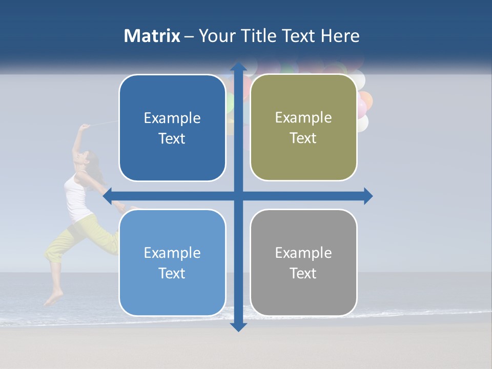 Beach Enjoy Lifestyle PowerPoint Template