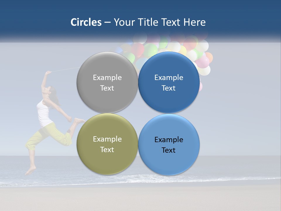 Beach Enjoy Lifestyle PowerPoint Template