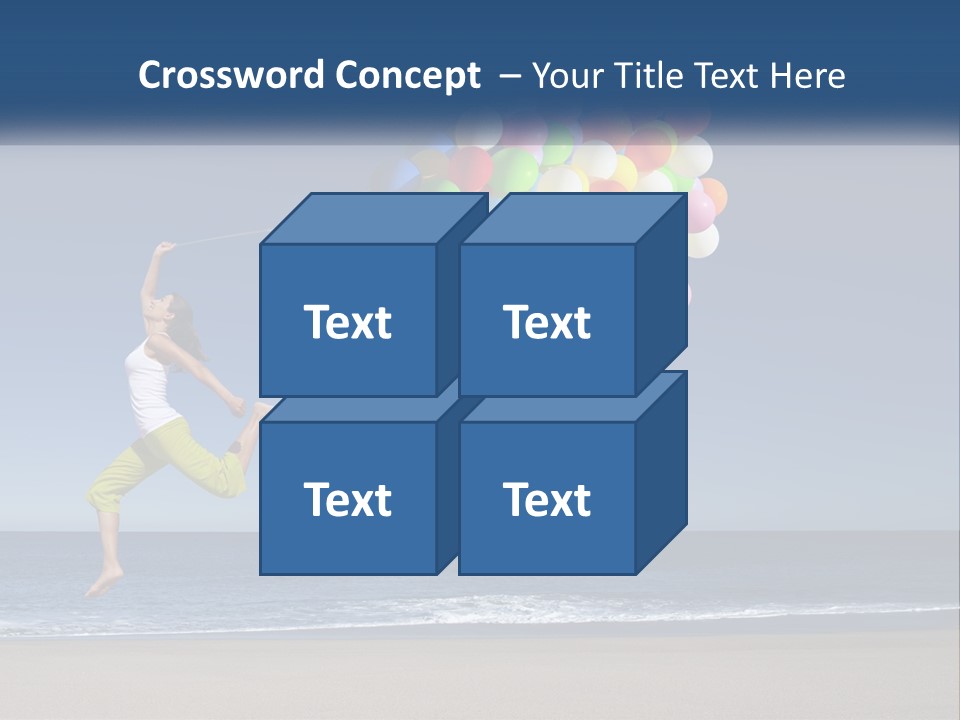Beach Enjoy Lifestyle PowerPoint Template