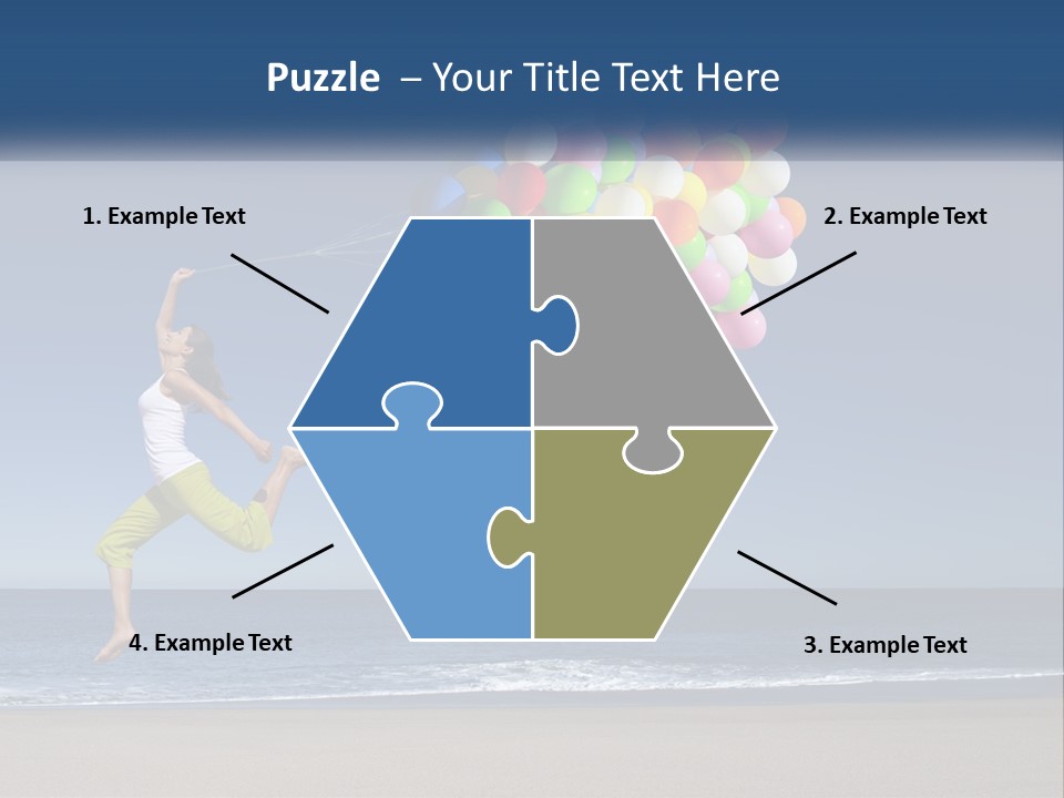 Beach Enjoy Lifestyle PowerPoint Template