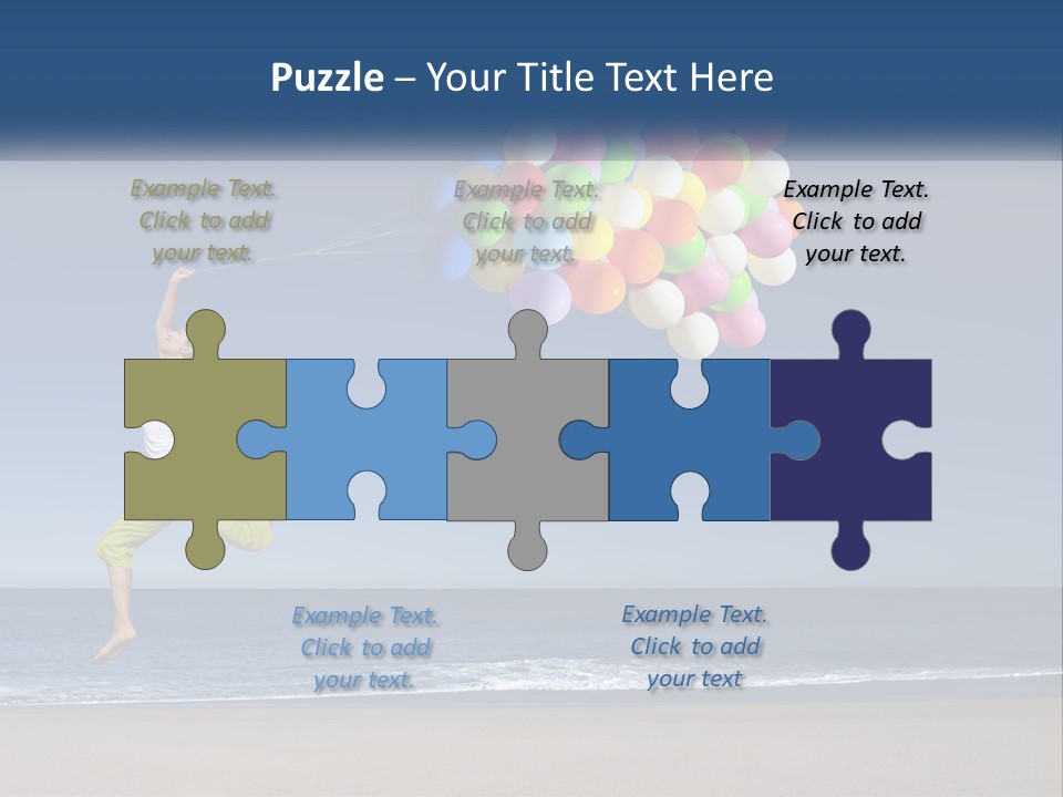 Beach Enjoy Lifestyle PowerPoint Template