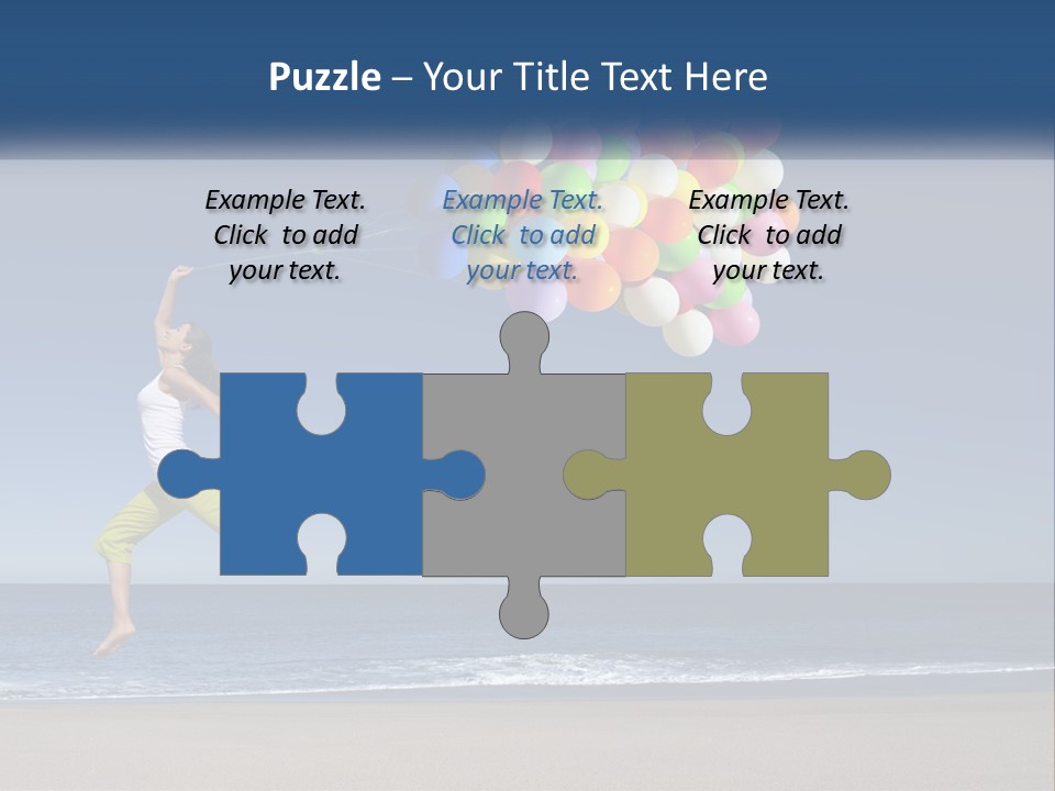 Beach Enjoy Lifestyle PowerPoint Template