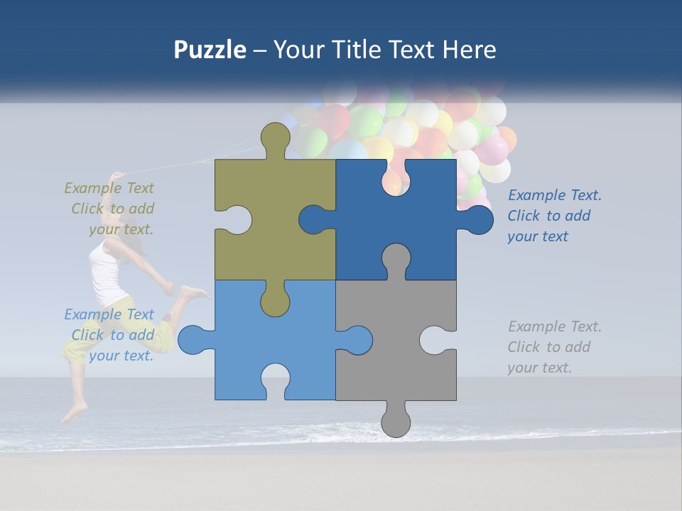 Beach Enjoy Lifestyle PowerPoint Template