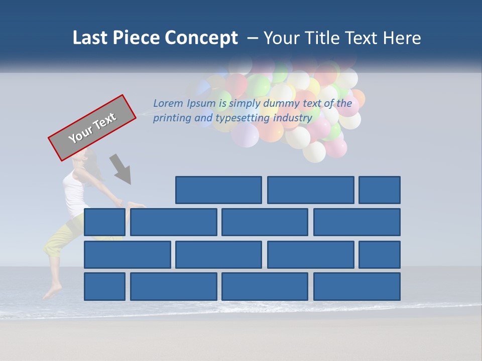 Beach Enjoy Lifestyle PowerPoint Template