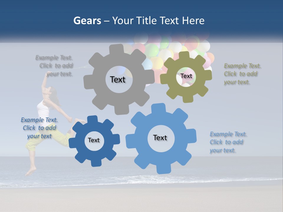 Beach Enjoy Lifestyle PowerPoint Template