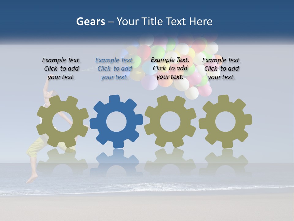 Beach Enjoy Lifestyle PowerPoint Template