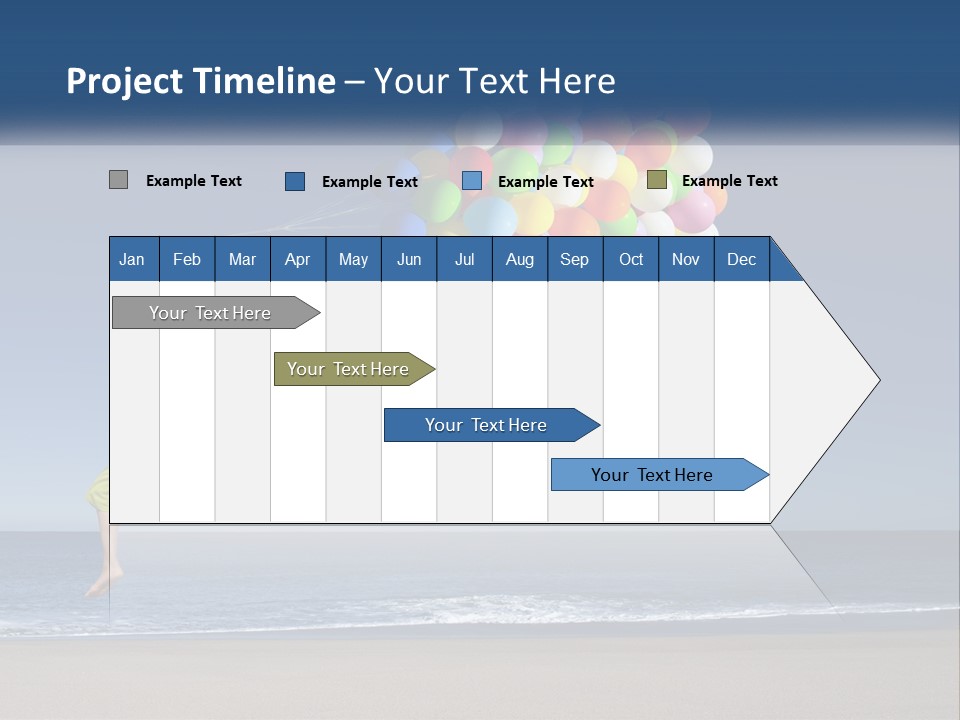 Beach Enjoy Lifestyle PowerPoint Template